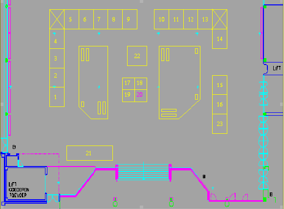 [map of the SANE '98 Trade Show]