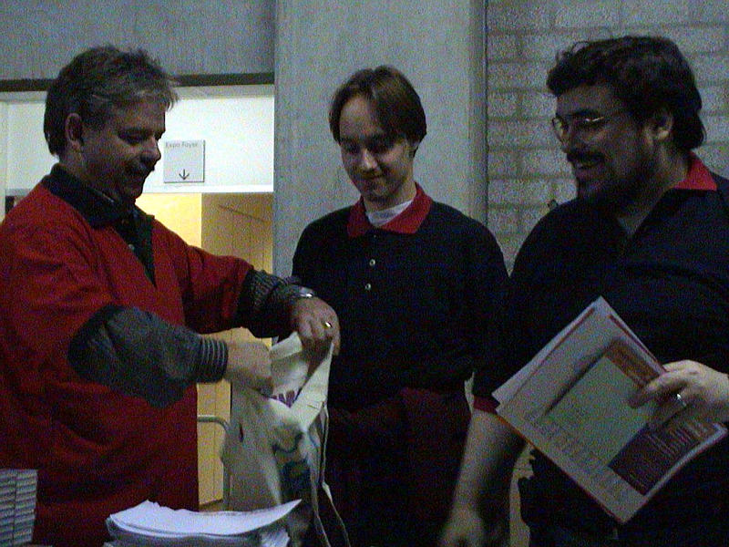 Bob Eskes, Merijn Vogel and Brad Knowles 