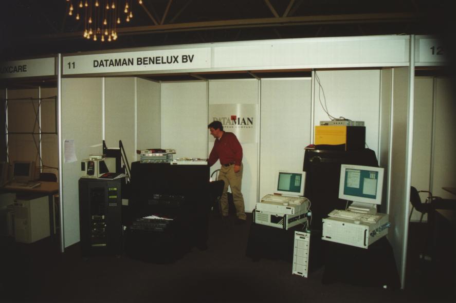 More Dataman booth 