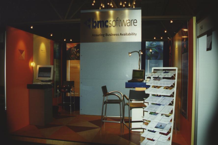 the BMC software booth 