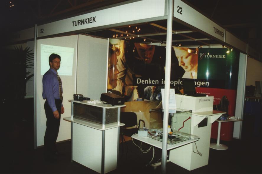 the Turnkiek booth 