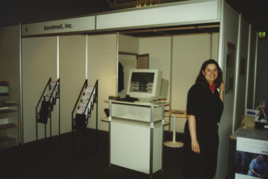 the Sendmail booth 