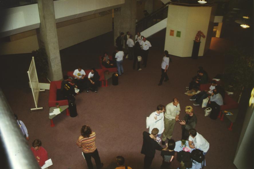 Gathering between sessions 